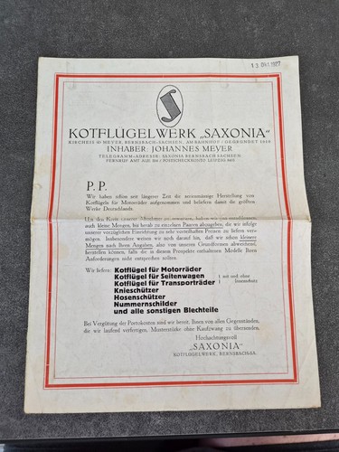 Kotflügelwerks saxonia - kotflügelwerks, „saxonia“