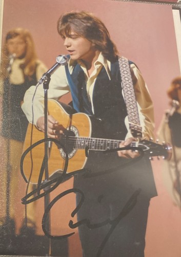 David cassidy autogrammkarte - david,