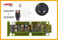 Märklin E604987 + E604988, Digitaldecoder Motorola, Sound-Decoder für, BR 10