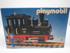Playmobil 4051 "schwarze Dampflok" (Spur G) in OVP!