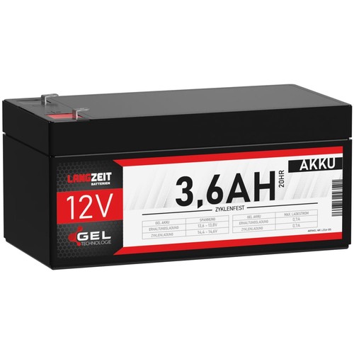 Akku 12v 6ah - blei, gel