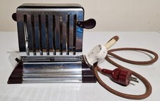 Alter Toaster Eltrolüd Wendetoaster Klapptoaster Gerätestecker Vintage 40er 50er