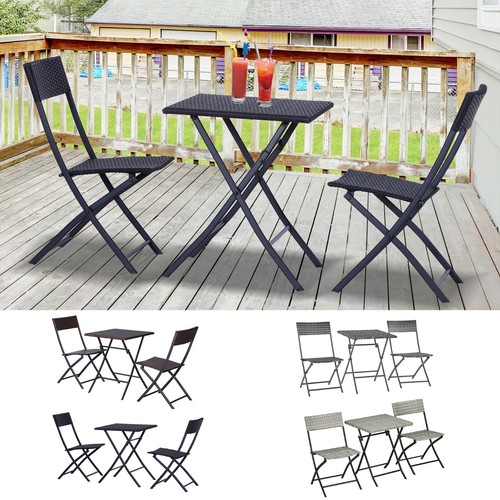 Polyrattan 3tlg bistro - polyrattan, 3tlg.