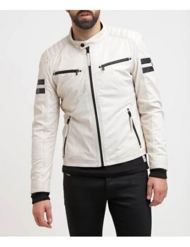 Handgefertigte weiße motorrad - handgefertigte,