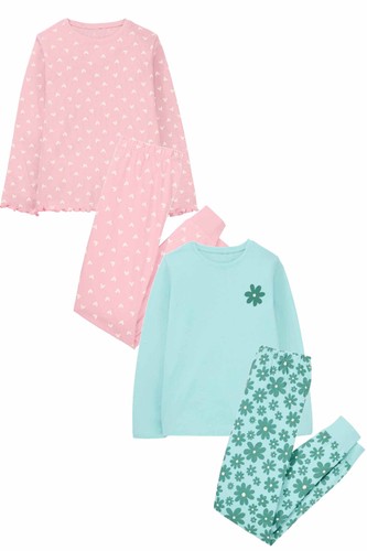 Mädchen pyjama set lange - mädchen,