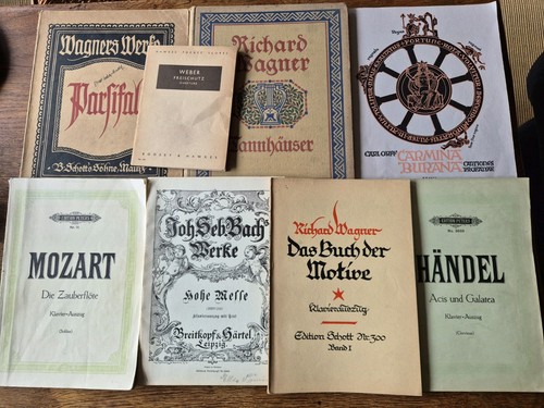 Noten konvolut sammlung - konvolut,