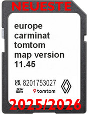 MAP GPS NAVIGATION KARTE RENAULT TOMTOM CARMINAT NONLIVE 11.45 2025/2026 NEUESTE