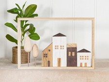 Aufsteller / Wandobjekt Holz