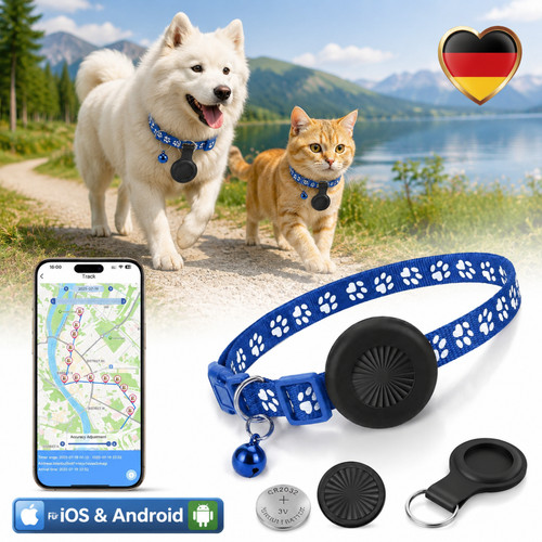 Mini gps tracker halsband - gps,
