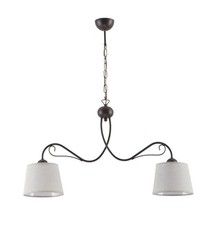 Elegante Pendelleuchte Grau