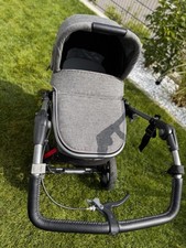 TFK Kombi-Kinderwagen Mono Kombi (Babywanne+Sitz) mit Liegepos., Premium Grau