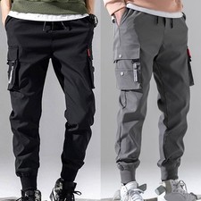 Hose Jogginghose Heim Jogger Mit Multi -Taschen Frachthosen Hip Hop Hose Modisch