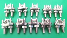 Profi Bügelklemme Edelstahl Seil Drahtseilklemmen Klemmen Seilklemme VA4 10 mm