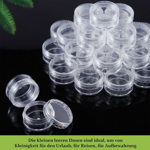 100pcs 3ml klar leer dose - 3ml,