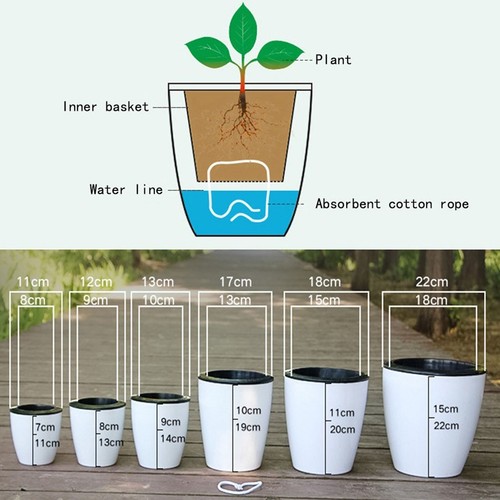 Faule blumentöpfe aus plastik - aus,