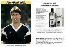ACHIM WILBOIS   Blau Weiß 90 Berlin Autogramm Autogrammkarte AK  Fussball
