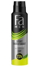 28,67€/L - 6x Fa Men Deospray "Sport Energy Boost - Erfrischender Duft" - 150ml