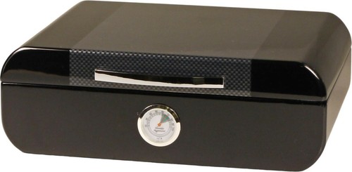 Humidor schwarz carbon - humidor, /