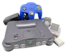 Nintendo N64 Spielekonsolen Paket - Controller / Transfer Pak / Rumble Pak