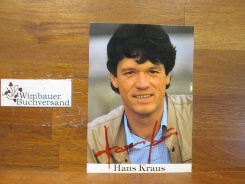 Original autogramm hansi - autogramm, kraus