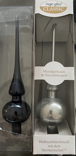 Tannenbaum glas spitze neu - spitze,
