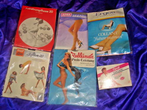 Vintage retro nylons paket - vintage, 6x