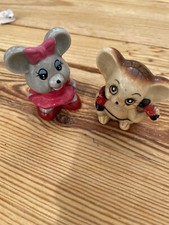 Dekoration / Deko Maus Sportmaus und Kleidmaus Figur