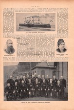 Veteranen der Arbeit Schönthal Langerwehe - Isabella II. Spanien - 1904 ~21x30cm