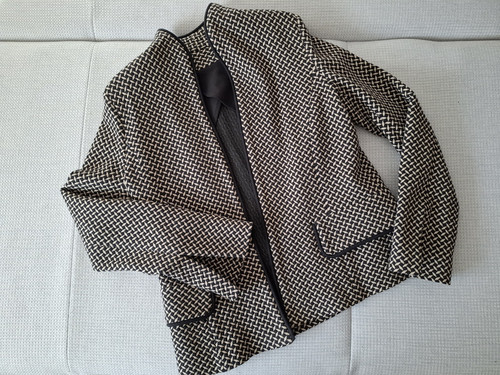 Damen kurzjacke schwarz beige - damen,
