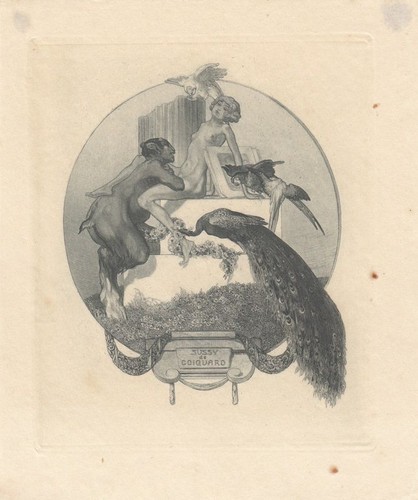 Exlibris bookplate - exlibris,