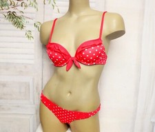Roter Weißer Punkte Bikini