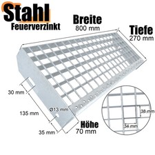 Metallstufe Treppenstufe