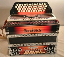 BELTUNA  ALPSTAR  IV D  de LUXE  PRO   HARMONIKA    Rosenholz  ADGC  3 chörig  !