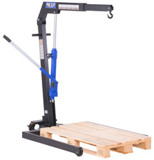 1000kg Werkstattkran paralleles Fahrgestell 5fach auszieh+klappbar W2231