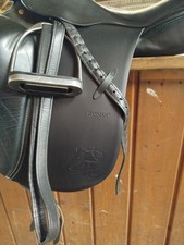 Passiert Hubertus Schmidt Dressursattel 17.5 Zoll, Schwarz