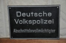 Altes Blechschild DDR,Deutsche