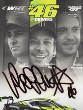 Valentino Rossi signiert 46 Motorsport Karte Unterschrift Autogramm Signed Audi