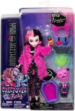 MONSTER HIGH Puppe Draculaura Puppenhaustier Bat Count Fabulous, Creepover Party