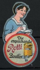 Reklamemarke rotti bouillon - reklamemarke,