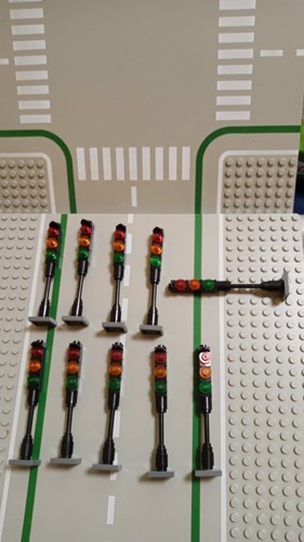 Lego city ampel - x,