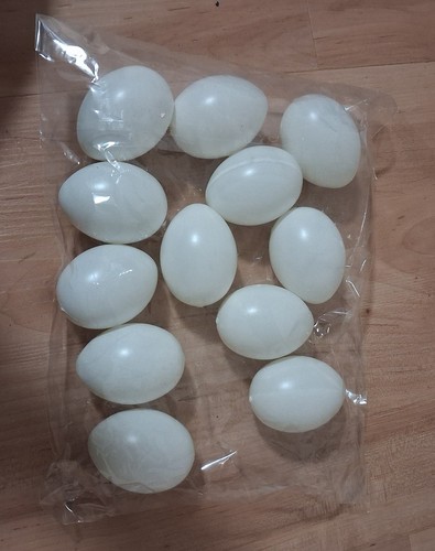 Deko kunstoff eier - 12,