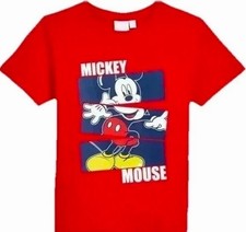Mickey Maus 128 T- Shirt Rot