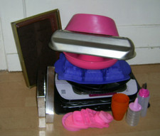 Riesen Set Backformen Silikon Muffin Stollen Eisenbahn Fondant Schokolade uvm