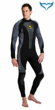 Poseidon Wetsuit Traveller Overall Herren Tauchanzug S 3 mm Neopren schwarz grau