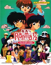 DVD Anime 乱马 Ranma 1/2 Complete Series (1-161 End) +12 OVA (Englisch) +Live M...