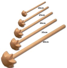 5er Set Holz Quirl Holzquirl