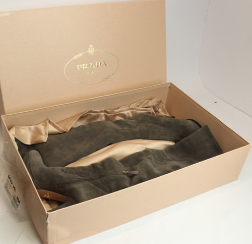 Prada stiefel grau - grau, gr.36,5