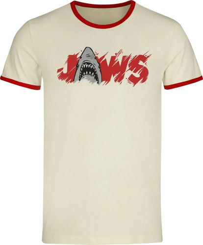 Der weisse hai ringershirt - weisse,