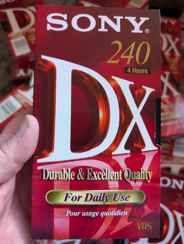 Sony vhs 240 dx - sony,