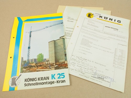 Prospekt könig kran k25 - könig,